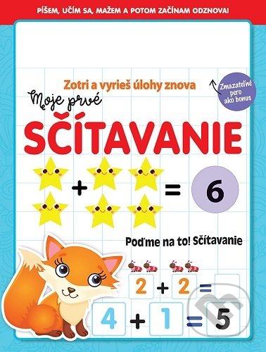 Kniha: Moje prvé sčítavanie - Zotri a vyrieš úlohy znova (Foni book). Foni book, 2020 Kniha: Moje prvé sčítavanie - Zotri a vyrieš úlohy znova (Foni book). Foni book, 2020