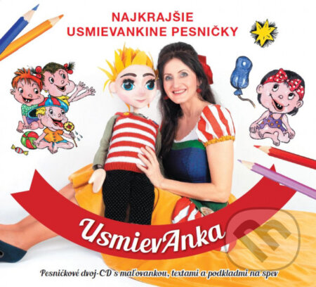 Hudobné CD: Usmievanka: Najkrajšie Usmievankine pesničky (Hudobné albumy). Hudobné albumy, 2020 Hudobné CD: Usmievanka: Najkrajšie Usmievankine pesničky (Hudobné albumy). Hudobné albumy, 2020