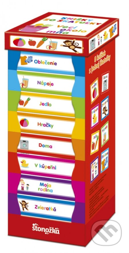 Kniha: Knižky zo škatuľky: Veci okolo mňa (Ikar). Ikar, 2020 Kniha: Knižky zo škatuľky: Veci okolo mňa (Ikar). Ikar, 2020