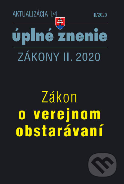 Kniha: Aktualizácia II/4 – Zákone o verejnom obstarávaní (Poradca s.r.o.). Poradca s.r.o., 2020 Kniha: Aktualizácia II/4 – Zákone o verejnom obstarávaní (Poradca s.r.o.). Poradca s.r.o., 2020