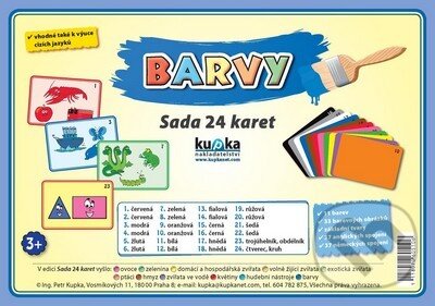 Kniha: Barvy - Sada 24 karet (Petr Kupka). Kupka, 2011 Kniha: Barvy - Sada 24 karet (Petr Kupka). Kupka, 2011