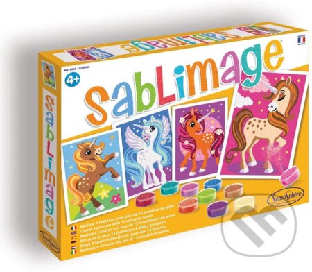 Spoločenská hra: Sablimage - pieskové obrázky Jednorožce (SentoSphére). SentoSphére, 2020 Spoločenská hra: Sablimage - pieskové obrázky Jednorožce (SentoSphére). SentoSphére, 2020