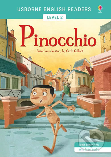 Kniha: Pinocchio (Mairi Mackinnon). Usborne, 2017 Kniha: Pinocchio (Mairi Mackinnon). Usborne, 2017