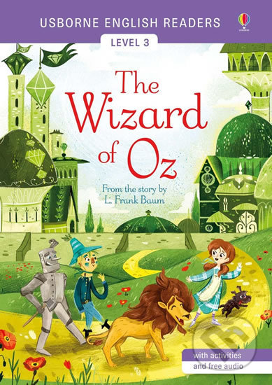Kniha: The Wizard of Oz (L. Frank Baum a Mairi Mackinnon). Usborne, 2017 Kniha: The Wizard of Oz (L. Frank Baum a Mairi Mackinnon). Usborne, 2017
