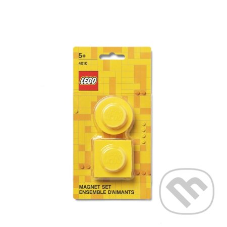 LEGO magnetky, set 2 ks - YELLOW, LEGO, 2020