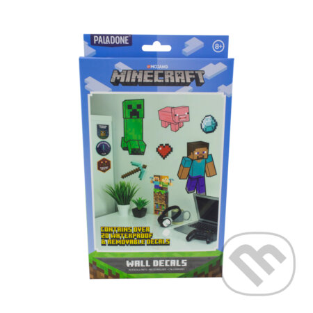 Samolepky na stenu Minecraft: 4 listy (). , 2020 Samolepky na stenu Minecraft: 4 listy (). , 2020
