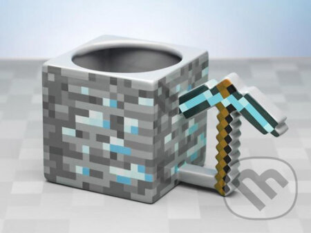 3D keramický hrnček Minecraft: Pickaxe (). , 2020 3D keramický hrnček Minecraft: Pickaxe (). , 2020