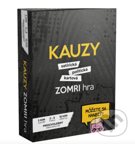 Spoločenská hra: Kauzy ZOMRI (ZOMRI). ZOMRI, 2020 Spoločenská hra: Kauzy ZOMRI (ZOMRI). ZOMRI, 2020