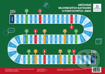 Společenská hra: Podstatná jména: Desková didaktická hra (Martin Staněk). V lavici, 2020 Společenská hra: Podstatná jména: Desková didaktická hra (Martin Staněk). V lavici, 2020