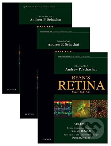 Kniha: Ryan's Retina (3 Volume Set) (Andrew Schachat, Charles Wilkinson, David Hinton, David Sarraf, K. Bailey Freund a Peter Wiedemann). Elsevier Science, 2017 Kniha: Ryan's Retina (3 Volume Set) (Andrew Schachat, Charles Wilkinson, David Hinton, David Sarraf, K. Bailey Freund a Peter Wiedemann). Elsevier Science, 2017