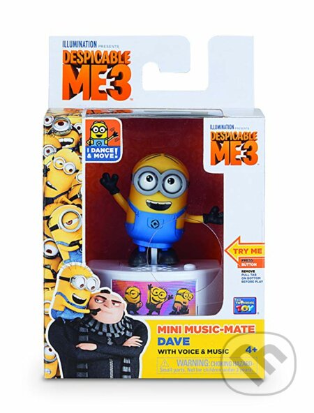 Figúrka Mimoň Dave so zvukom - Ja, zloduch 3 (HCE). HCE, 2018 Figúrka Mimoň Dave so zvukom - Ja, zloduch 3 (HCE). HCE, 2018