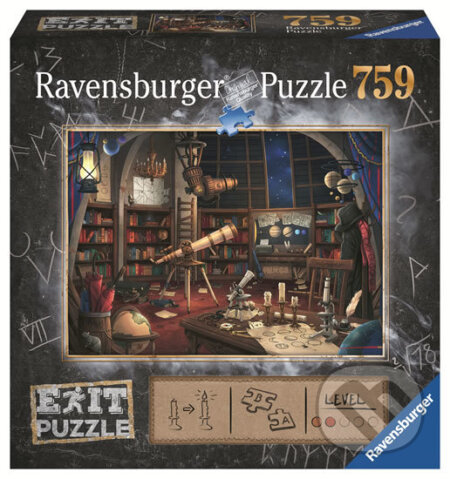 Puzzle: Exit Puzzle: Hvězdárna (Ravensburger). Ravensburger, 2020 Puzzle: Exit Puzzle: Hvězdárna (Ravensburger). Ravensburger, 2020