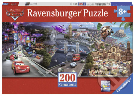 Puzzle: Auta - Panorama (Ravensburger). Ravensburger, 2020 Puzzle: Auta - Panorama (Ravensburger). Ravensburger, 2020