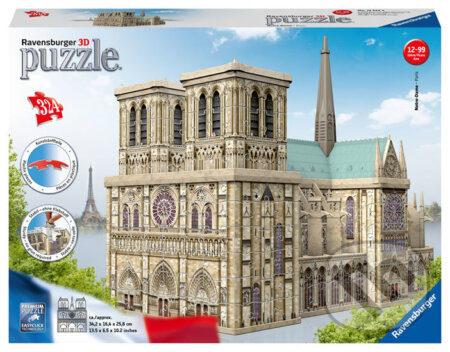 Puzzle: 3D puzzle Notre Dame (Ravensburger). Ravensburger, 2020 Puzzle: 3D puzzle Notre Dame (Ravensburger). Ravensburger, 2020