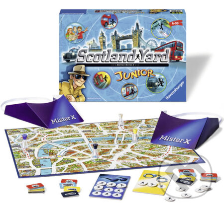 Spoločenská hra: Scotland Yard Junior (Ravensburger). Ravensburger, 2020 Spoločenská hra: Scotland Yard Junior (Ravensburger). Ravensburger, 2020