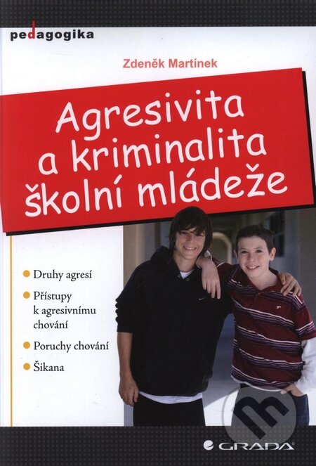 Kniha: Agresivita a kriminalita školní mládeže (Zdeněk Martínek). Grada, 2009 Kniha: Agresivita a kriminalita školní mládeže (Zdeněk Martínek). Grada, 2009