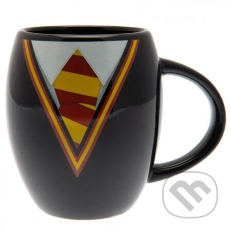 Čierny keramický oválny hrnček Harry Potter: Gryffindor Uniform (Harry Potter). Harry Potter, 2020 Čierny keramický oválny hrnček Harry Potter: Gryffindor Uniform (Harry Potter). Harry Potter, 2020