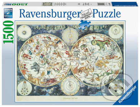 Světová mapa fantastických zvířat, Ravensburger, 2020