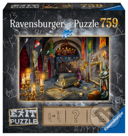 Puzzle: Exit Puzzle: Upírův hrad (Ravensburger). Ravensburger, 2020 Puzzle: Exit Puzzle: Upírův hrad (Ravensburger). Ravensburger, 2020