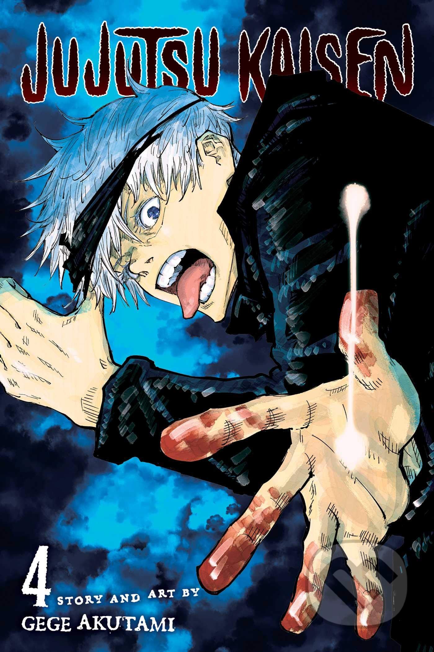 Kniha: Jujutsu Kaisen 4 (Gege Akutami). Viz Media, 2020 Kniha: Jujutsu Kaisen 4 (Gege Akutami). Viz Media, 2020