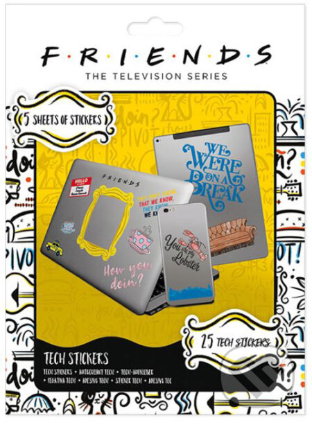 Samolepky na elektroniku Friends: How You Doin' (). , 2019 Samolepky na elektroniku Friends: How You Doin' (). , 2019