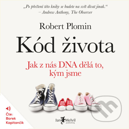 Audiokniha: Kód života (Robert Plomin). Jan Melvil publishing, 2020 Audiokniha: Kód života (Robert Plomin). Jan Melvil publishing, 2020