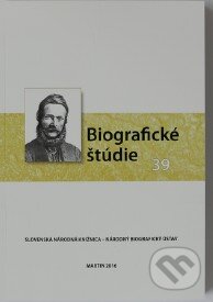 Kniha: Biografické štúdie 39 (Zdenko Ďuriška). Slovenská národná knižnica, 2016 Kniha: Biografické štúdie 39 (Zdenko Ďuriška). Slovenská národná knižnica, 2016