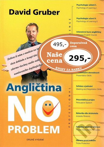Kniha: Angličtina No Problem (David Gruber). Gruber TDP, 2015 Kniha: Angličtina No Problem (David Gruber). Gruber TDP, 2015