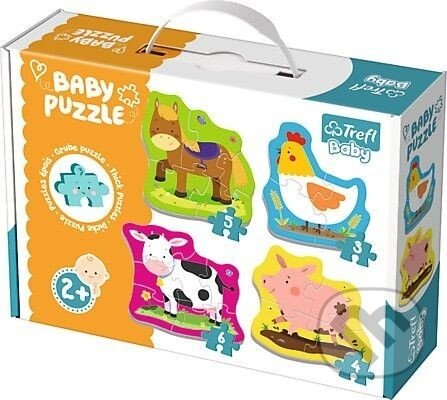 Puzzle: Baby Puzzle zvieratká na farme (Trefl). Trefl, 2020 Puzzle: Baby Puzzle zvieratká na farme (Trefl). Trefl, 2020