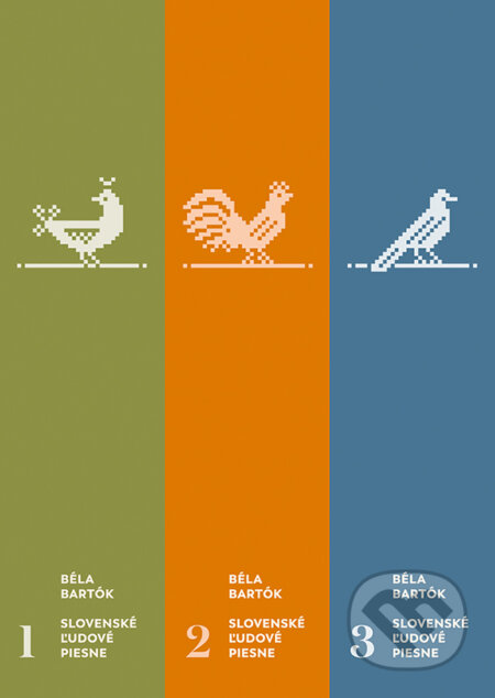 Kniha: Slovenské ľudové piesne I., II. a III. zväzok (Béla Bartók). Hudobné centrum, 2019 Kniha: Slovenské ľudové piesne I., II. a III. zväzok (Béla Bartók). Hudobné centrum, 2019