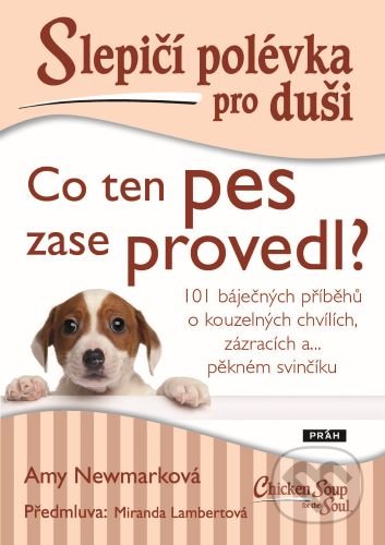 Kniha: Slepičí polévka pro duši: Co ten pes zase provedl? (Amy Newmark). Práh, 2020 Kniha: Slepičí polévka pro duši: Co ten pes zase provedl? (Amy Newmark). Práh, 2020