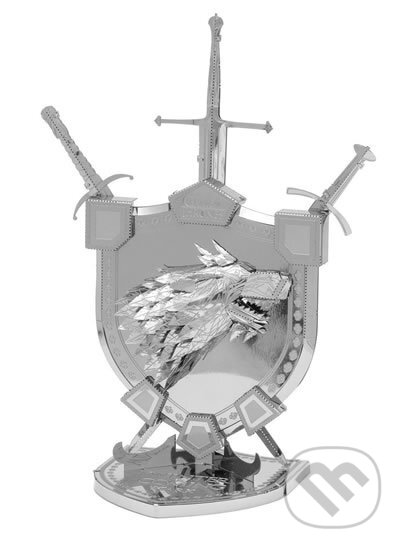 Puzzle: Metal Earth 3D puzzle: Hra o trůny Erb Starků (Piatnik). Piatnik, 2020 Puzzle: Metal Earth 3D puzzle: Hra o trůny Erb Starků (Piatnik). Piatnik, 2020