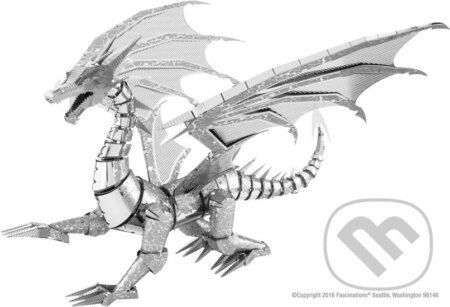 Puzzle: Metal Earth 3D puzzle: BIG Silver Dragon ICONX (Piatnik). Piatnik, 2020 Puzzle: Metal Earth 3D puzzle: BIG Silver Dragon ICONX (Piatnik). Piatnik, 2020