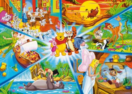 Puzzle: Disney rozprávky (Clementoni). Clementoni Puzzle: Disney rozprávky (Clementoni). Clementoni