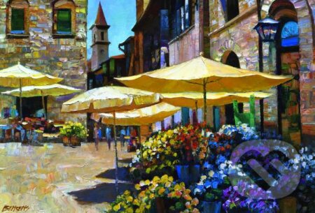 Puzzle: H.Behrens, Sienna Flower Market (Educa). Educa Puzzle: H.Behrens, Sienna Flower Market (Educa). Educa