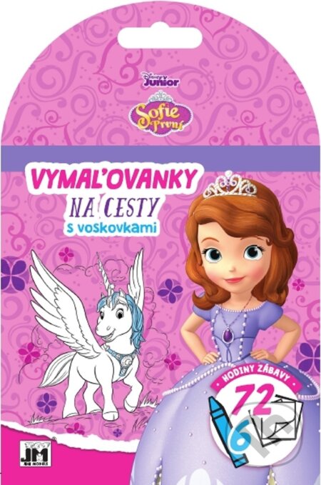 Kniha: Vymaľovanky na cesty: Sofia Prvá (Jiří Models). Jiří Models, 2020 Kniha: Vymaľovanky na cesty: Sofia Prvá (Jiří Models). Jiří Models, 2020