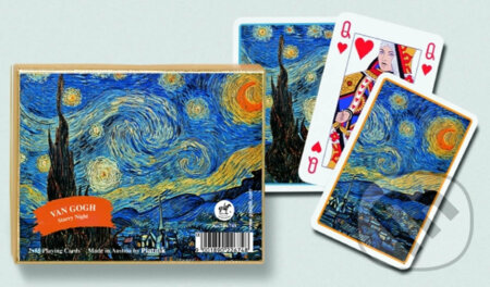 Spoločenská hra: Kanasta - Van Gogh, Hvězdná noc (Piatnik). Piatnik, 2020 Spoločenská hra: Kanasta - Van Gogh, Hvězdná noc (Piatnik). Piatnik, 2020