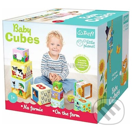 Spoločenská hra: Baby kocky pyramída Na farme (Trefl). Trefl, 2020 Spoločenská hra: Baby kocky pyramída Na farme (Trefl). Trefl, 2020