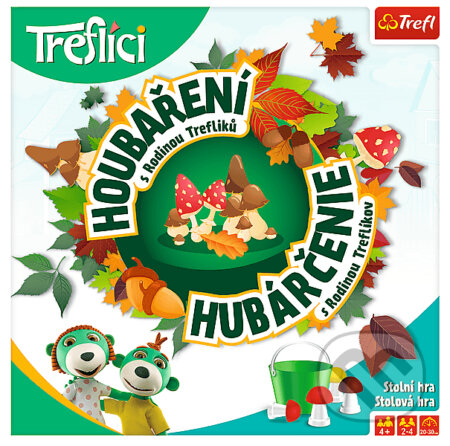 Spoločenská hra: Mushrooms picking with Treflik Family CZ SK (Trefl). Trefl, 2020 Spoločenská hra: Mushrooms picking with Treflik Family CZ SK (Trefl). Trefl, 2020