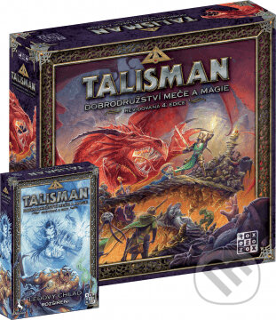 Spoločenská hra: Talisman: Dobrodružství meče a magie + rozšíření Ledový chlad (John Goodenough a Robert Harris). REXhry, 2020 Spoločenská hra: Talisman: Dobrodružství meče a magie + rozšíření Ledový chlad (John Goodenough a Robert Harris). REXhry, 2020