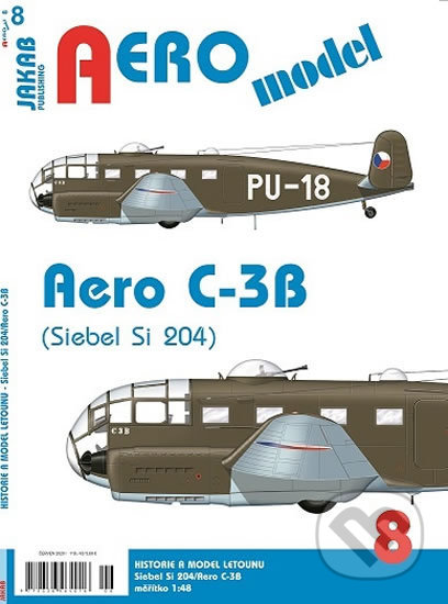 Kniha: AEROmodel 8 - Aero C-3B ( Siebel Si 204) (Jakab). Jakab, 2020 Kniha: AEROmodel 8 - Aero C-3B ( Siebel Si 204) (Jakab). Jakab, 2020