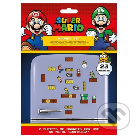 Sada magnetek Super Mario (23 ks) (Fantasy). Fantasy, 2020 Sada magnetek Super Mario (23 ks) (Fantasy). Fantasy, 2020