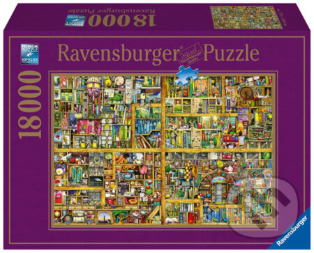 Puzzle: Kouzelná knihovna (Ravensburger). Ravensburger, 2020 Puzzle: Kouzelná knihovna (Ravensburger). Ravensburger, 2020