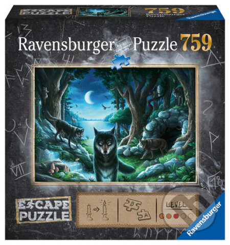 Puzzle: Exit Puzzle: Vlk (Ravensburger). Ravensburger, 2020 Puzzle: Exit Puzzle: Vlk (Ravensburger). Ravensburger, 2020