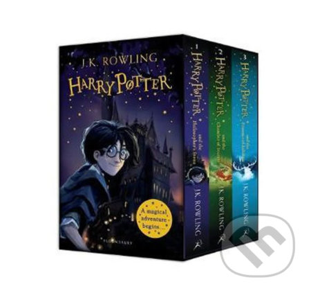 Kniha: Harry Potter 1-3 Box Set (J.K. Rowling). Bloomsbury, 2019 Kniha: Harry Potter 1-3 Box Set (J.K. Rowling). Bloomsbury, 2019