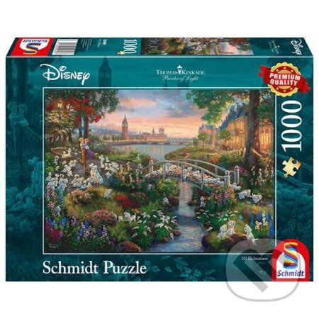 Puzzle: Disney: 101 Dalmatians (Thomas Kinkade). Schmidt Puzzle: Disney: 101 Dalmatians (Thomas Kinkade). Schmidt