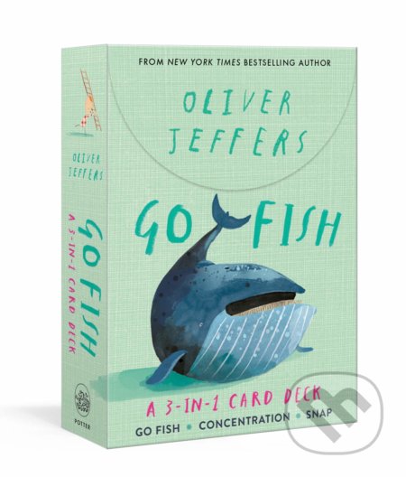 Kniha: Go Fish: A 3-in-1 Card Deck (Oliver Jeffers). Crown Books, 2020 Kniha: Go Fish: A 3-in-1 Card Deck (Oliver Jeffers). Crown Books, 2020