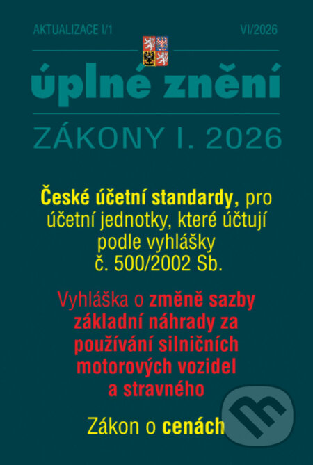 Aktualizace I/1 - České účetní standardy (Poradce s.r.o.). Poradce s.r.o., 2026 Aktualizace I/1 - České účetní standardy (Poradce s.r.o.). Poradce s.r.o., 2026