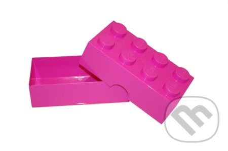 LEGO box na svačinu 100 x 200 x 75 mm - růžová, LEGO, 2020