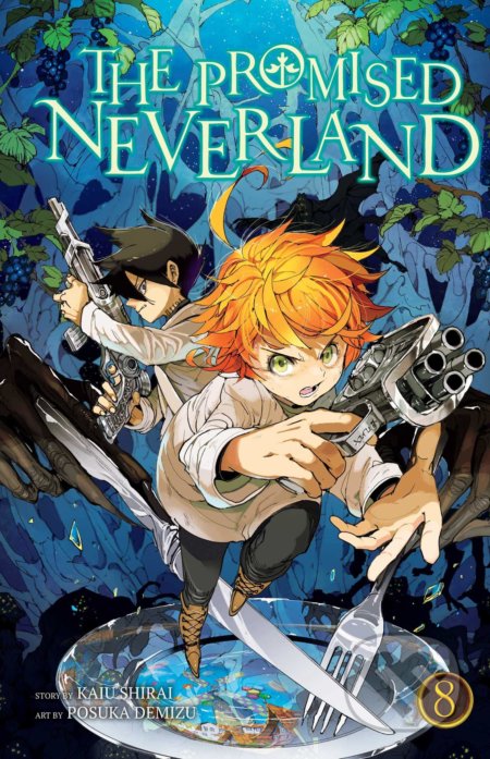 Kniha: The Promised Neverland 8 (Kaiu Shirai). Viz Media, 2019 Kniha: The Promised Neverland 8 (Kaiu Shirai). Viz Media, 2019